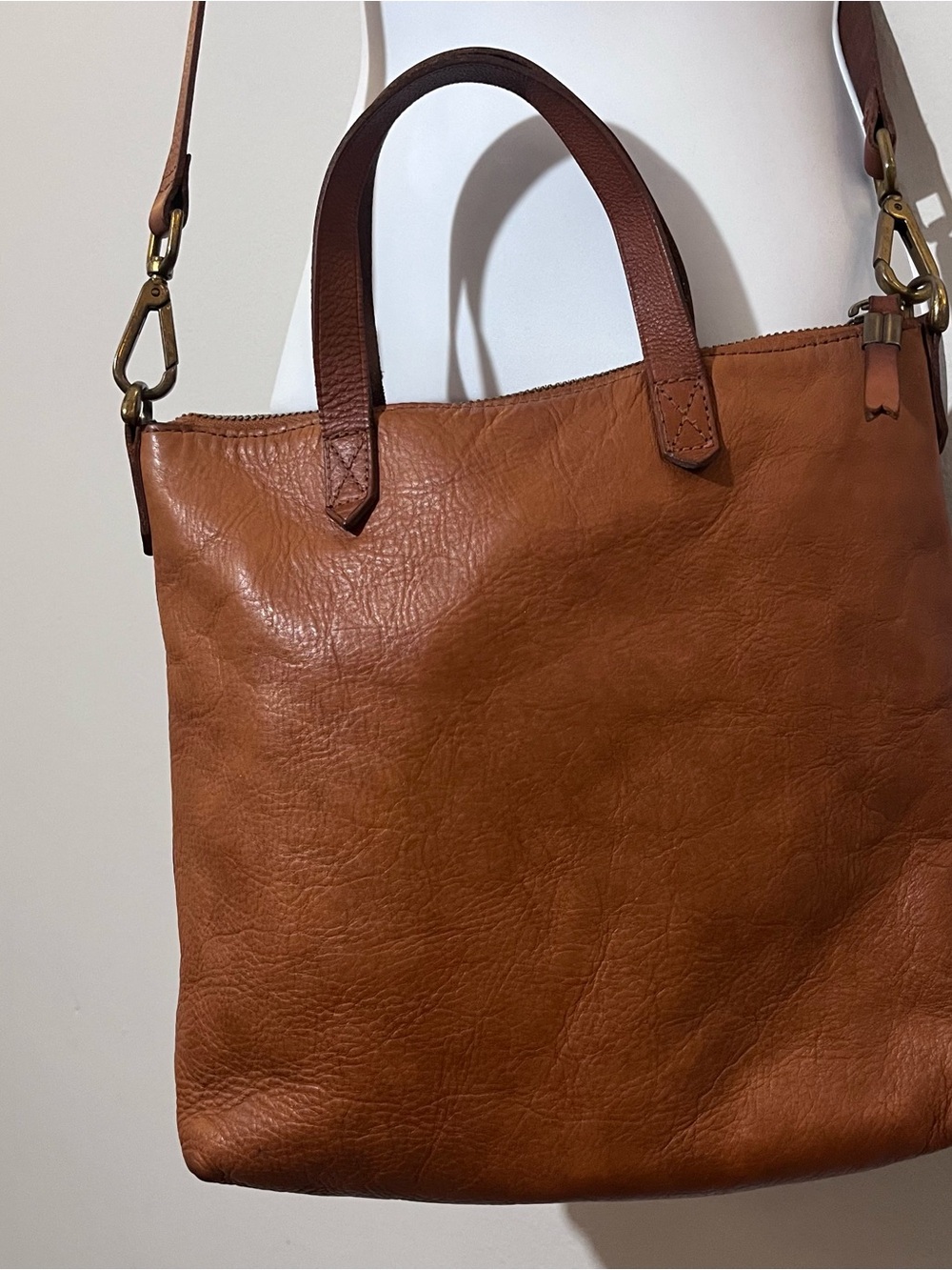 Madewell Ziptop Transport Crossbody Bag Adjustable Detach Strap Pockets Zipper - Picture 17 of 17